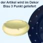 Preview: Ascher 15 cm blau 3 Punkt
