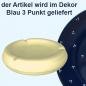 Preview: Ascher 18 cm blau 3 Punkt