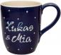 Preview: Cappuccino mit Schrift (2 Zeilen)