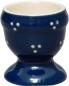 Preview: Eierbecher blau 3 Punkt