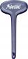Preview: Gartenstecker glänzend blau