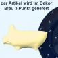 Preview: Hackepeterschwein blau 3 Punkt