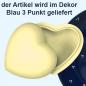 Preview: Herzdose blau 3 Punkt