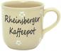 Preview: Kaffeebecher mit Schrift (2 Zeilen) Gänseblümchen