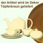 Preview: Kaffeeservice 15-teilig braun