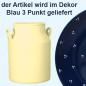 Preview: Milchkanne H 18 cm blau 3 Punkt