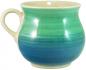 Preview: Mollytasse mit Schrift (2 Zeilen) Aqua