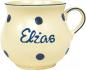 Preview: Molly-Mini-Tasse blau 1 Punkt - Kopie