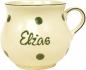Preview: Mollytasse mit Schrift (1 Zeile) Elli grün