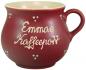 Preview: Mollytasse mit Schrift (2 Zeilen) Fliegenpilz