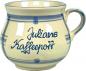 Preview: Mollytasse mit Schrift (2 Zeilen) karo