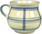 Preview: Mollytasse mit Schrift (2 Zeilen) karo
