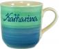 Preview: Namensbecher mit Schrift (1 Zeile) Aqua
