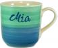 Preview: Namensbecher mit Schrift (1 Zeile) Aqua