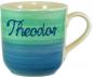 Preview: Namensbecher mit Schrift (1 Zeile) Aqua