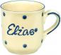Preview: Namensbecher mit Schrift (1 Zeile) Elli blau
