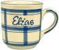 Preview: Namensbecher mit Schrift (1 Zeile) karo