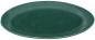 Preview: Platte 29 oval grün Sprenkel