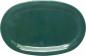 Preview: Platte 37 oval grün Sprenkel