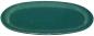Preview: Platte 37 oval grün Sprenkel