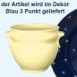 Preview: Schmalztopf blau 3 Punkt