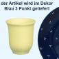 Preview: Schnapsbecher blau 3 Punkt