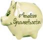 Preview: Sparschwein mittel mit Schrift (2 Zeilen)
