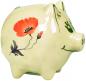 Preview: Sparschwein mittel mit Schrift (2 Zeilen)