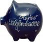 Preview: Sparschwein mittel mit Schrift (2 Zeilen)