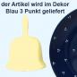 Preview: Tischglocke groß blau 3 Punkt