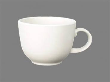 Jumbotasse mit Schrift (2 Zeilen) hell 1 Punkt