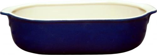 Auflaufform 24 glänzend blau