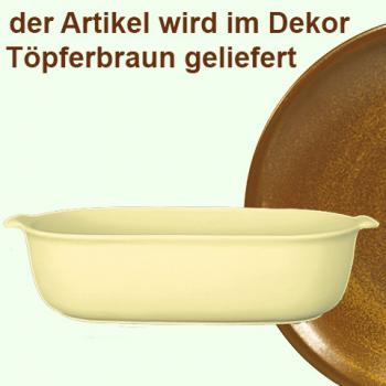 Auflaufform 30 braun