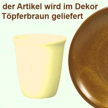 Becher Bacchus braun