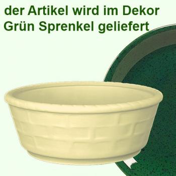 Brötchenkorb grün Sprenkel