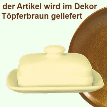 Butterdose braun