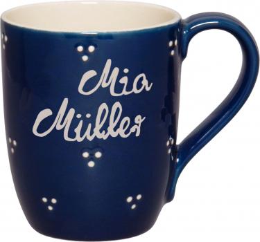 Cappuccino mit Schrift (2 Zeilen)