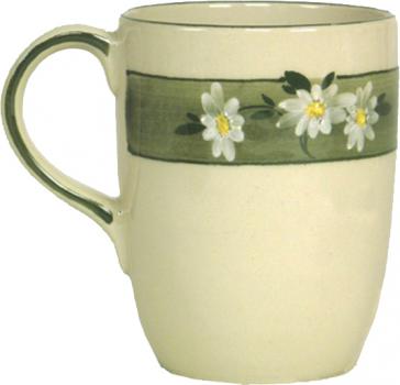Cappuccinotasse Dekor Margueritenblume