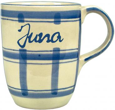Cappuccino mit Schrift (1 Zeile)