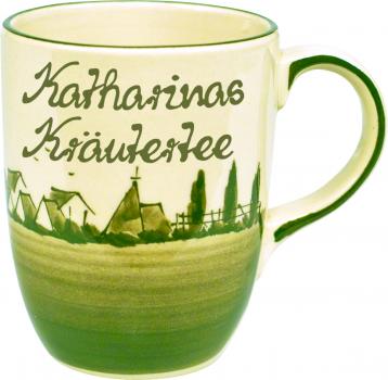 Cappuccino mit Schrift (2 Zeilen)