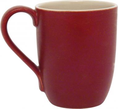 Cappuccinotasse matt bordeaux