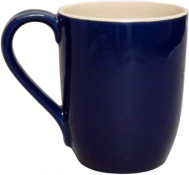 Cappuccinotasse glänzend blau