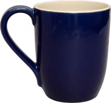 Cappuccinotasse glänzend blau