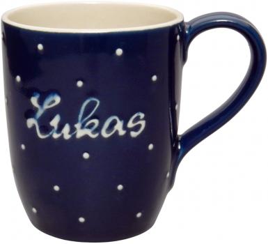 Cappuccino mit Schrift (1 Zeile)