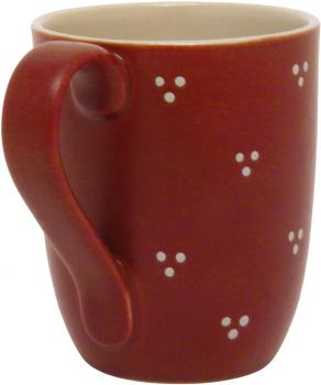 Cappuccinotasse Fliegenpilz mit Schrift (2 Zeilen)