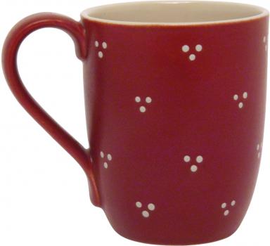 Cappuccinotasse Fliegenpilz mit Schrift (2 Zeilen)