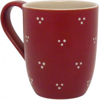 Cappuccinotasse Fliegenpilz mit Schrift (2 Zeilen)