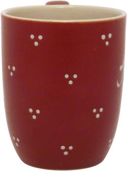 Cappuccinotasse Fliegenpilz mit Schrift (2 Zeilen)