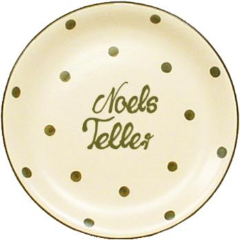 Dessertteller 19 mit Schrift (2 Zeilen)