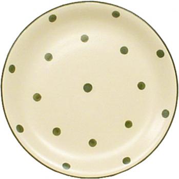 Dessertteller 19 mit Schrift (2 Zeilen) Elli grün